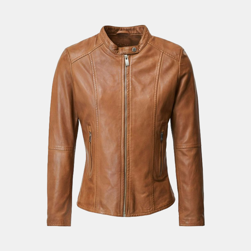 womens-brown-leather-jacket
